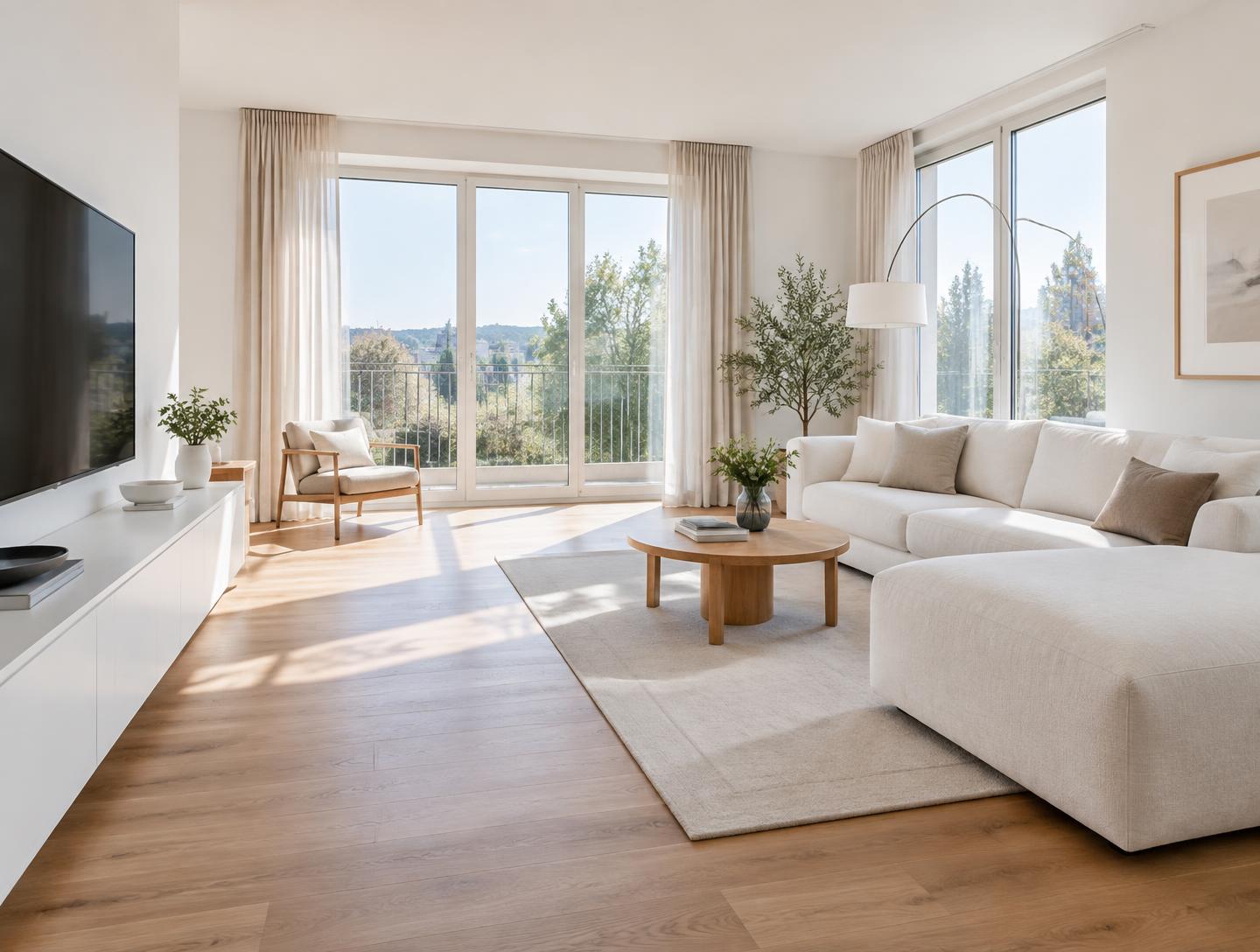 Wohnraum-Renovierung – nachher
