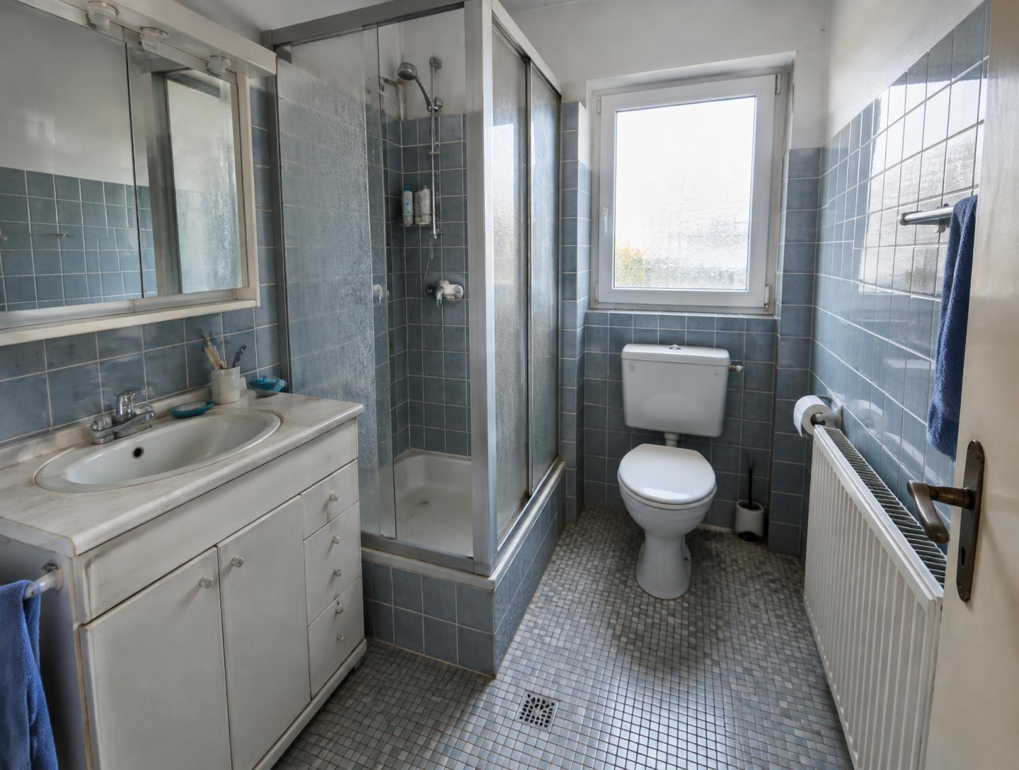 Badezimmer-Erneuerung – vorher