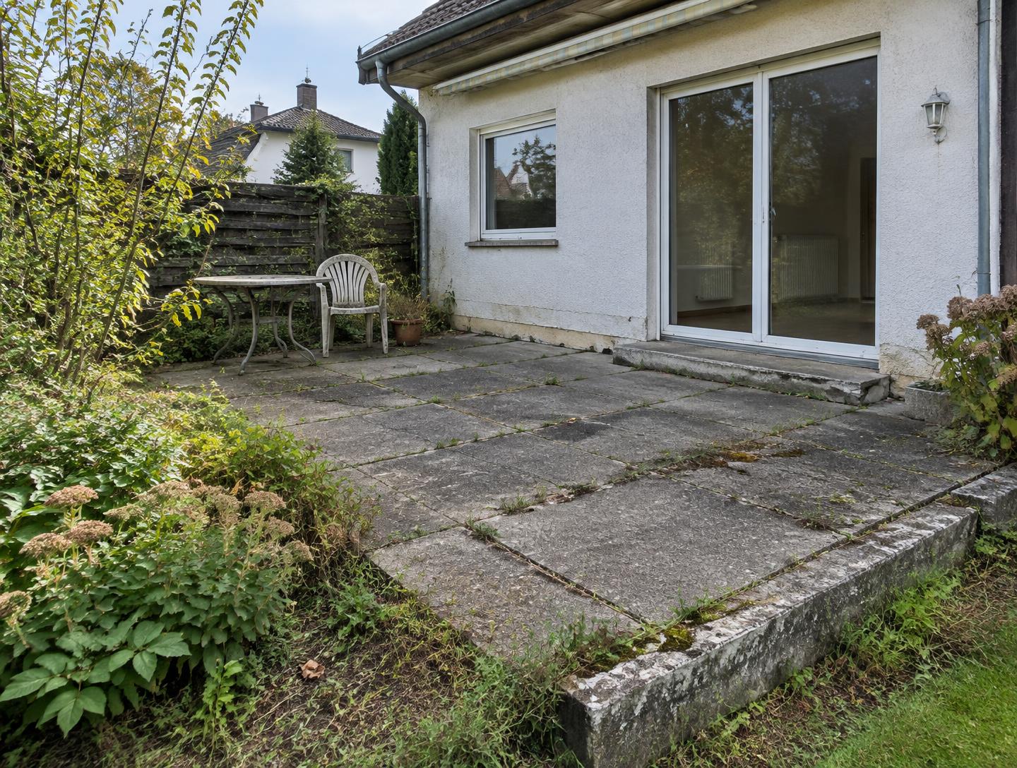 Terrassensanierung – vorher